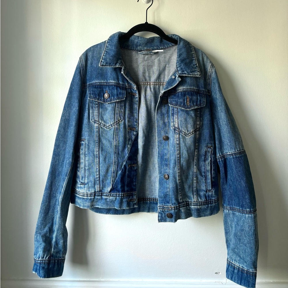 Free People Blue Denim Jacket